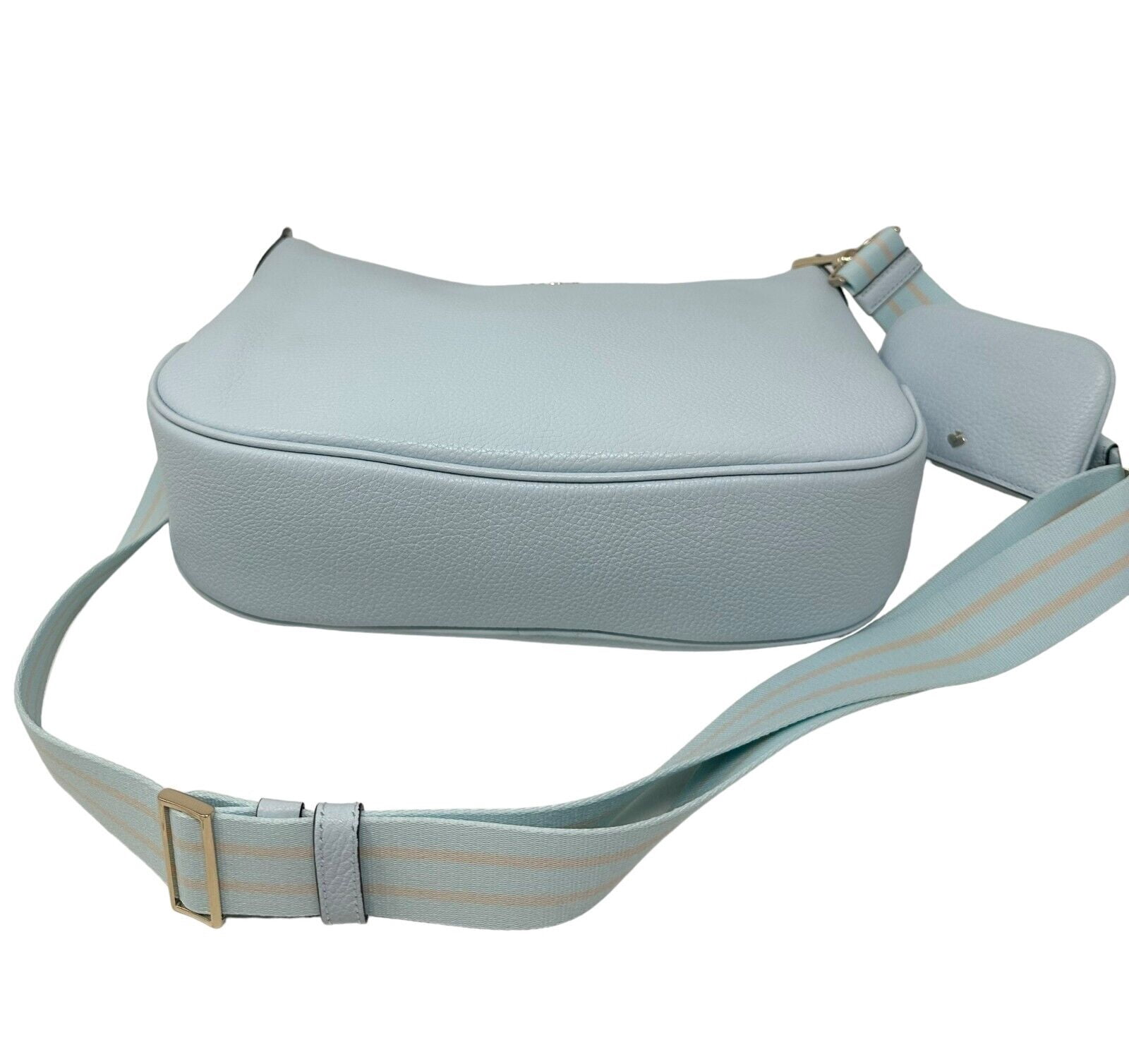 Kate Spade Rosie Pebble Leather Crossbody Bag W/ Coin Purse K5807 $399 (Crip Sky)