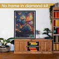 thumbnail image 2 of 5D DIY Diamond Painting Set "Rhino, Animal Butterfly" Round Diamond Art Crafts for Adults, Suitable for Wall Decoration, Bedroom and Home Decoration, 2 of 7