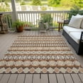 thumbnail image 6 of Addison Rugs Chantille Indoor/Outdoor Transitional Bohemian Chocolate Washable Rectangle Rug, 2'6" x 3'10", 6 of 6