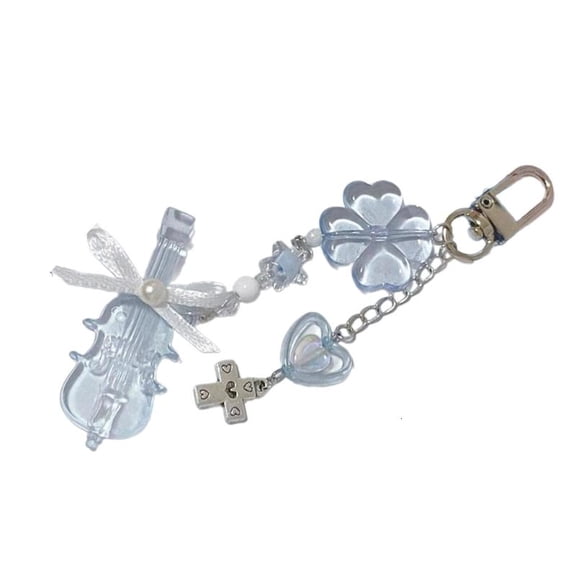 ANXPTIME Beaded Keyring Colorful Phone Charm Fashionable Accessory for Phones and Bag