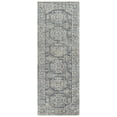 thumbnail image 2 of Hauteloom Perga Farmhouse Medallion Hallway, Kitchen Machine Washable Patio Outdoor Runner Rug - Oriental, Transitional, Distressed - Blue, Gray - 2'7" x 7'3", 2 of 9