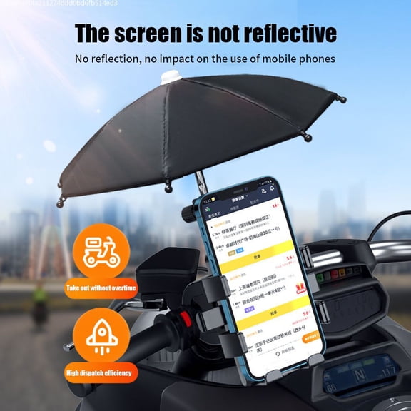 New Electric Car Bracket Small Umbrella Motorcycle Mobile Phone Frame Navigation Bracket