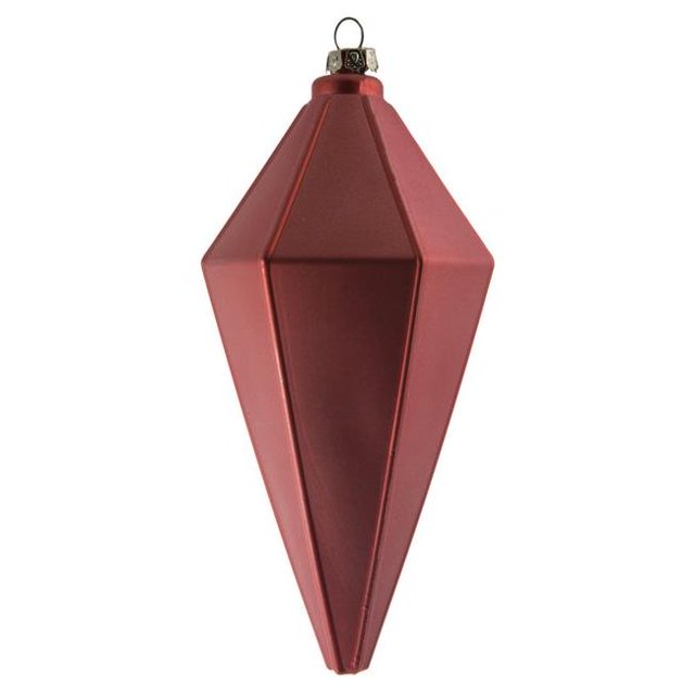 Vickerman M183071M 7 in. Coral Matte Lantern Ornament - 4 per Bag