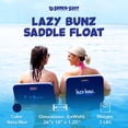 thumbnail image 2 of Sillín acuático de espuma para piscina TRC Recreation Lazy Bunz Navy, 2 of 9