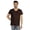 Brown, variant on V Neck T-Shirt Mens Basic Shirts Casual Cotton Short Sleeve Tee Shirts