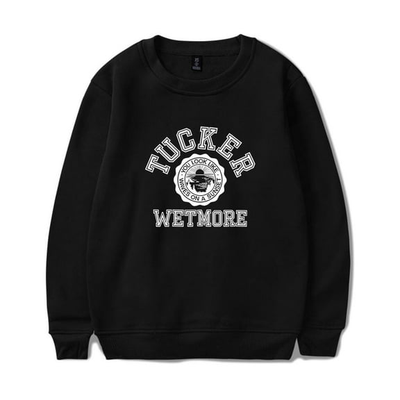 Tucker Wetmore Merch Logo Sweatshirt Unisex Long Sleeve Casual Sweatshirt Stylish Crew Neck Pullover