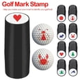 thumbnail image 2 of Golf Accessories Symbol Golf Ball Stamper Stamp Marker Impression Seal Quick-dry Golf Training Aids 30-Red Imprint, 2 of 6