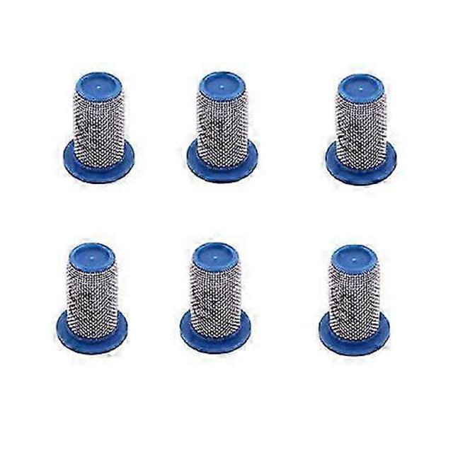Pack of 6 Teejet Poly Check Valve Tip Strainer w/SS 50 Mesh Opens @ 5 PSI 4193APP550SS