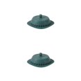 thumbnail image 1 of Bewildely Colector de pelo de drenaje, fregadero cuadrado de silicona para Hotel, fregadero de cocina, baño, colador de suelo, tapón, cubierta de Verde oscuro 2piezas Bewildely CBP485658, 1 of 6
