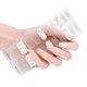 thumbnail image 1 of Tiras para uñas de larga duración, 20 recubrimientos para uñas, pegatinas para uñas, tiras para uñas de gel, fáciles de aplicar y quitar, 1 of 7