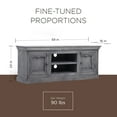 thumbnail image 5 of Open Box Maven Lane Handmade Wooden Media Unit in Grey Distressed Finish, 5 of 6