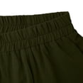 thumbnail image 4 of Zedker Oversized Wide-Leg High Waist Pants for Women Springtime and Summer Casual Elastic Waist Loose Long Pants with Pockets,Army Green,L, 4 of 9