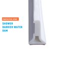 thumbnail image 2 of Collapsible Shower Threshold Water Dam Shower Barrier Water Retention Threshold for Home Bathroom, 2 of 7