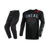 Oneal Element Threat Dirt Black/White/Red Jersey Classic Pant Combo