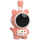 thumbnail image 3 of Mini ventilador personal con bonito adorno de astronauta, recargable, inalámbrico Rojo, 3 of 9