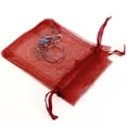 thumbnail image 4 of 100PCS Organza Gift Candy Sheer Bags Mesh Jewelry Pouches Drawstring Bulk for Wedding Party Favors Festival Christmas Valentine's Day, 4 of 6