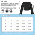thumbnail image 7 of YIZYIF Big & Little Girls Allover Shiny Sequins Loose T-Shirt Dancewear Cropped Long Sleeve Tops for Jazz Hip Hop Dance Performance, 7 of 7