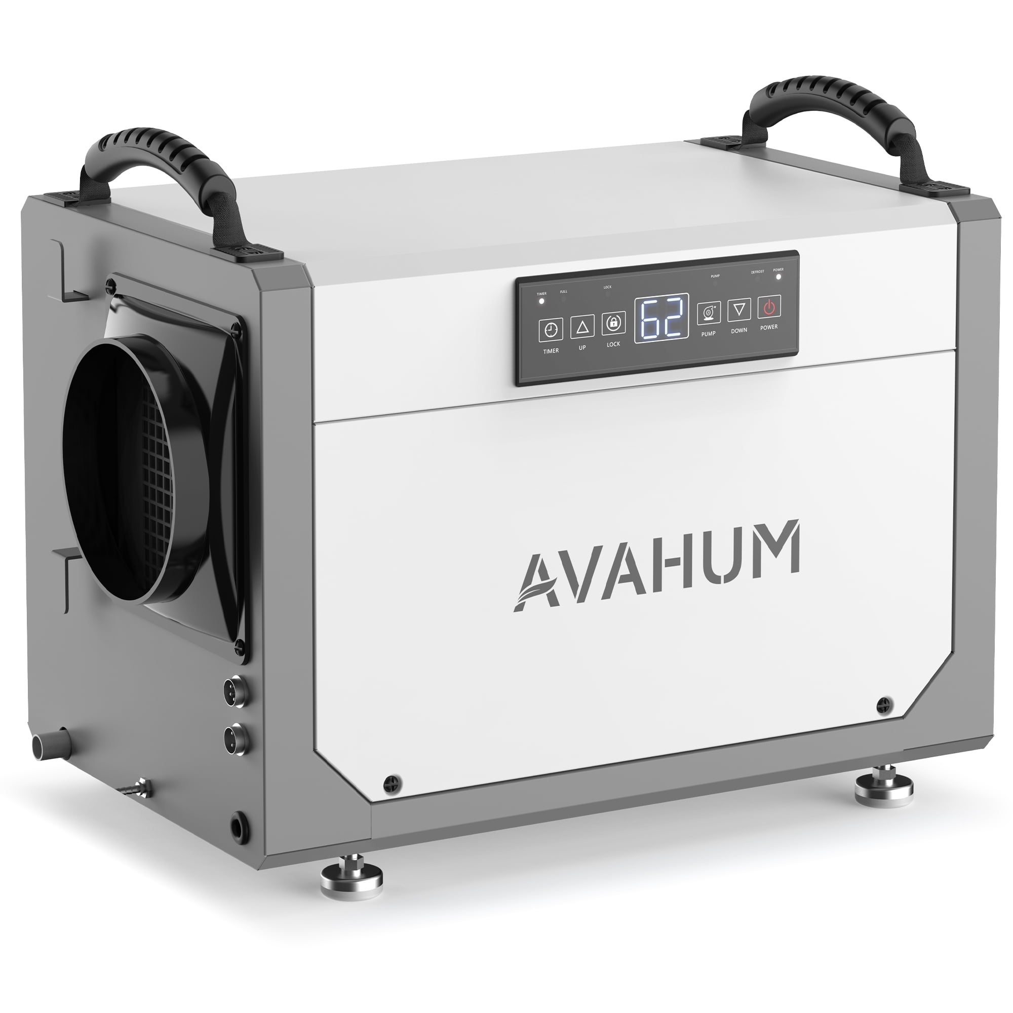 AVAHUM 113 Pints Commercial Dehumidifier with Pump for 880 sq. ft. Crawl Space, Basement and Job Sites