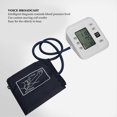 thumbnail image 5 of Household LCD Digital Blood Pressure Monitor Accurate Upper Arm Blood Pressure MeterWhite Without Voice, 5 of 5