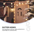 120 Pcs Xmas Lights Christmas Lights Gutter Hooks S Clip Hooks for Lamp
