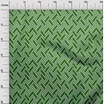 thumbnail image 3 of oneOone Velvet Forest Green Fabric Geometric Craft Projects Decor Fabric Printed By The Yard 58 Inch Wide, 3 of 4