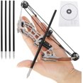 thumbnail image 1 of HAHDAXIA 6"/7.4"/7.9"/8.6" Mini Compound Bow and Arrows Set for Target Shooting Hunting Games Pocket Bow Survival Bow Archery Gift, 1 of 6