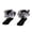 Black, variant on Ruffle Socks for Girls,Big Ruffle Ankle Socks Baby Kids Cotton Double Lace Turn Sock for Girls Cute Socks for Dance Daily