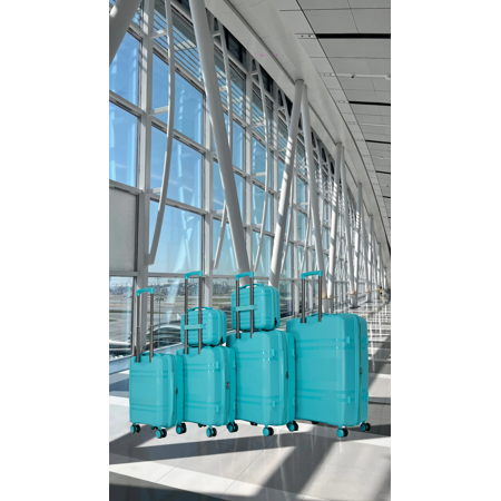 6-piece luggage set, expandable hard shell luggage set with rotating wheels, suitable for carry on luggage, unisex, lightweight travel luggage set, password lock