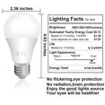 thumbnail image 4 of WTL 3 Way Light Bulb, A19 50/75/100W Equivalent (6W/10W/15W) 5000K Daylight, 500/1200/1600LM, Three Way LED Light Bulbs for Table Lamp, Dimmable, No Flicker (2 Pack), 4 of 6