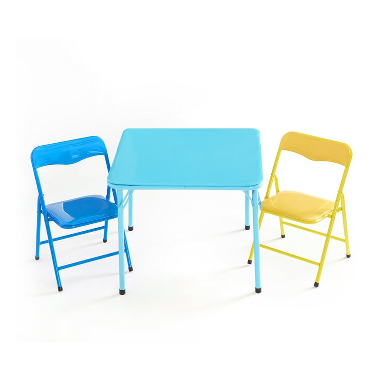 Little Nest 3 Piece Blue Table And Chair Set - Walmart.com