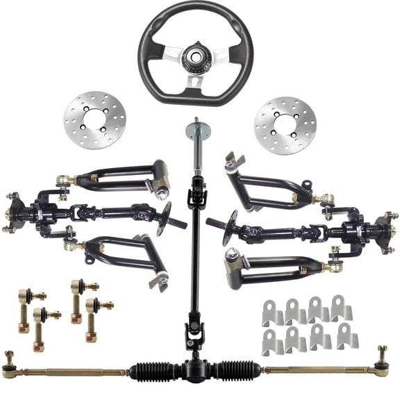 Steering Wheel Gear Rack Shaft Assembly Front Drive Axle Kit ATV Quad Go Kart