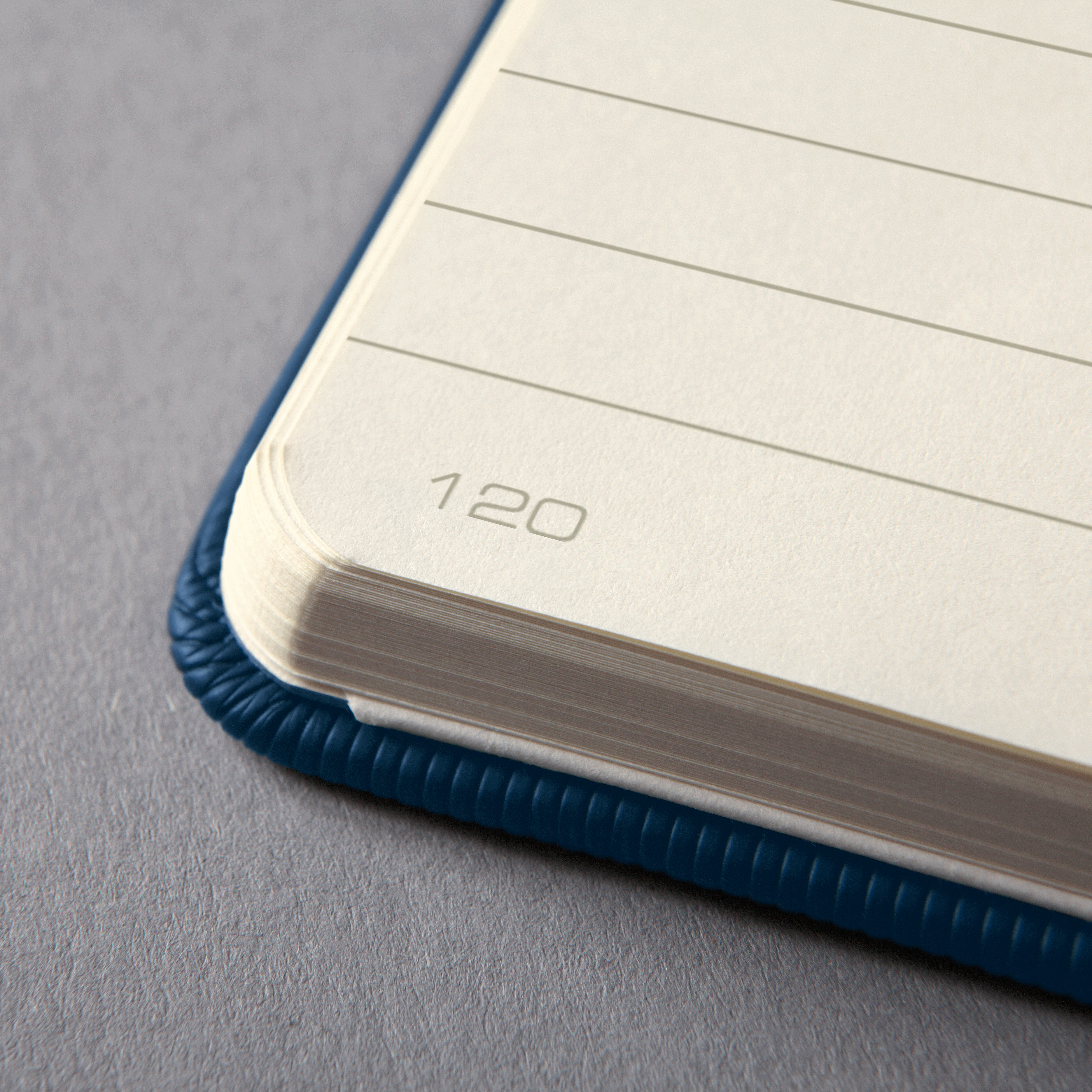 Sigel Hardcover Lined Notebook with Elastic Closure, Blue, A5 Journal Size (SGA5HEL-BL)