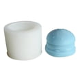 thumbnail image 3 of Hamburger Bun Baking Molds Burger-shaped Silicone Mold For Pudding Decorations, 3 of 5