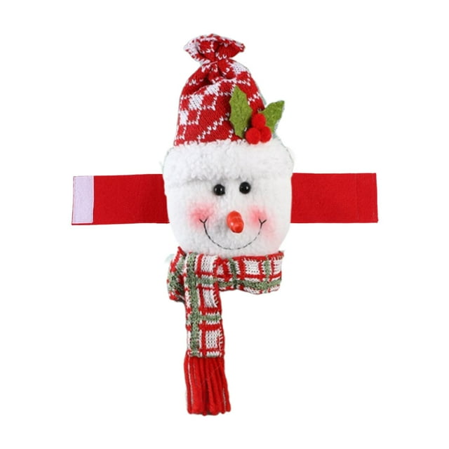 Sujetador de navideño con hebilla, ideal para decoración navideña del hogar. Abrazaderas para cortinas, perfectas para habitaciones, fiestas y