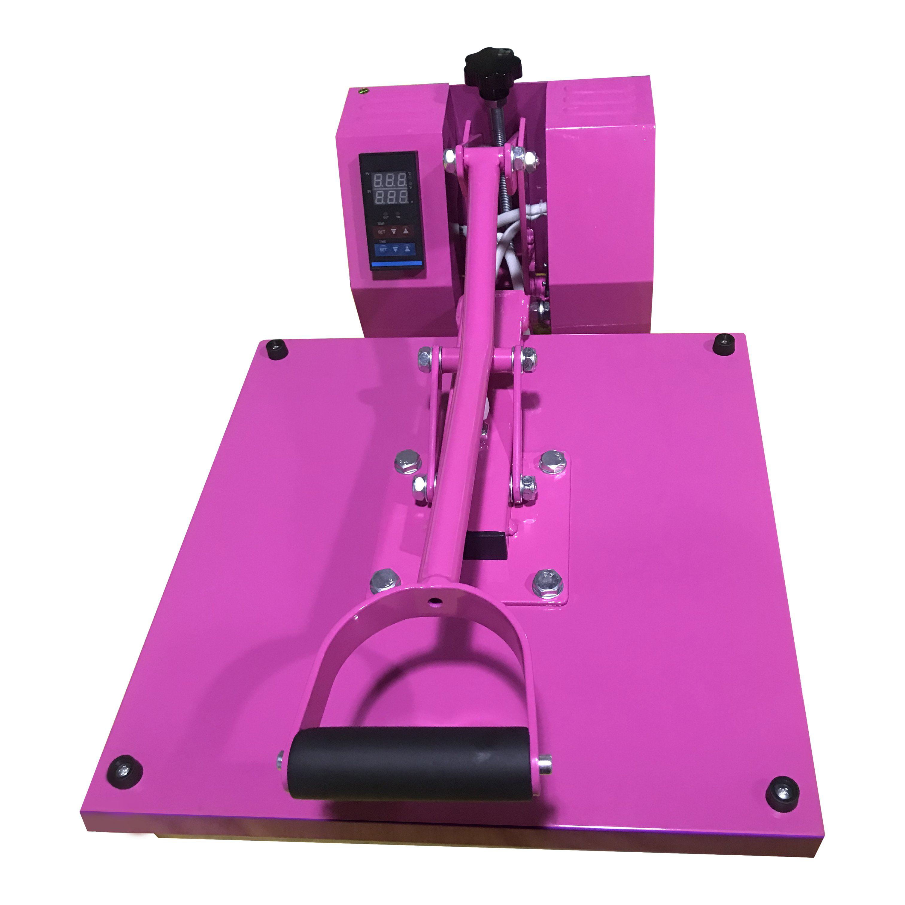15 x 15 inches Purple color Heat Press Machine，Digital control
