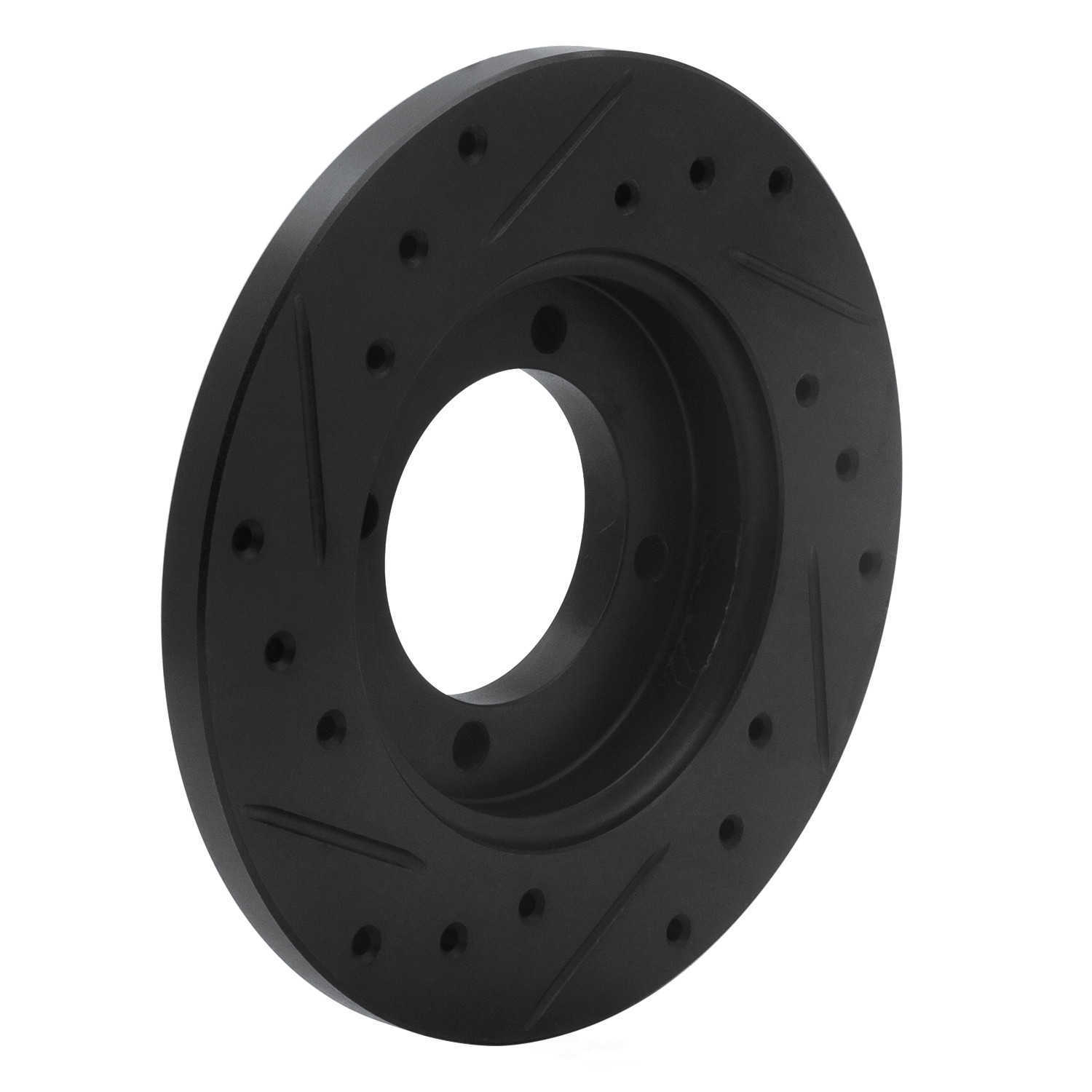 Dynamic Friction Company 633-54000R DFC Brake Rotor - Drilled And Slotted - Black