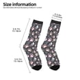 thumbnail image 2 of Honeii Colorful Paws Of Dog Print Children's Colorful Socks,Unisex Kids and Toddlers' Cushioned Sock,Kids Athletic Crew Socks,for Everyday Wear and Sports, 2 of 5