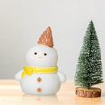 Christmas Charm In A Adorable Snowman Scarf Ice Ornament Festive