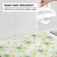 thumbnail image 5 of YFYANG Microfiber Dish Drying Mat for Kitchen, Reusable Floral Patterns Large Dish Mat, 18" x 24", 5 of 9