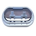 thumbnail image 3 of DYNWAVECA Elliptical Boat Window Watertight Aluminum Porthole RV Skylight Accessory Versatile Sturdy Simple Assembly Oval Acrylic Glass 175X345mm, 3 of 10