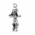 thumbnail image 1 of Sterling Silver 30" .8mm Box Chain 3D Woman Holding Head Yelling Screaming Pendant Necklace, 1 of 2