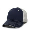 thumbnail image 4 of Outdoor Cap GWT-101 Contrast Sandwich and Eyelets-True Navy/Putty, 4 of 8