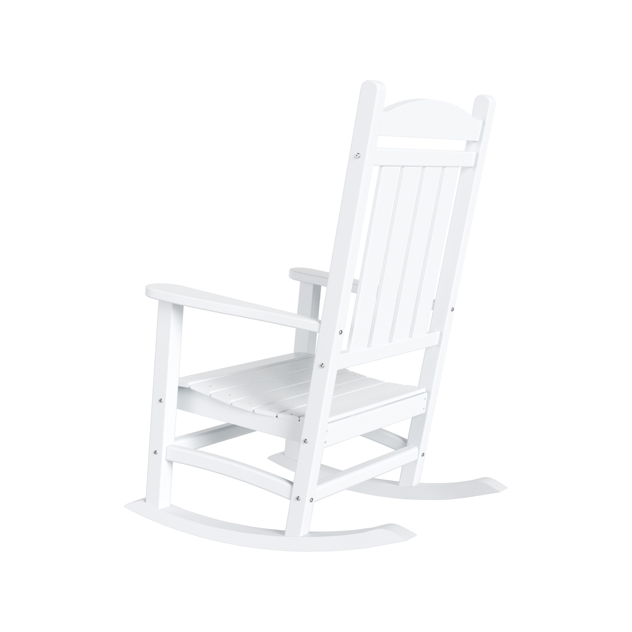 WestinTrends Malibu Outdoor Rocking Chair, All Weather Poly Lumber ...