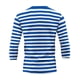thumbnail image 5 of Ceisia Men's Spring Summer Casual Regular Fit Crew Neck Three-Quarter Sleeve T-Shirt Multi-Color Striped Cotton-Like Jersey Stretch Fabric Blue XL Gifts, 5 of 6