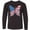 AB-Black, variant on Inktastic Patriotic Butterfly Long Sleeve Youth T-Shirt
