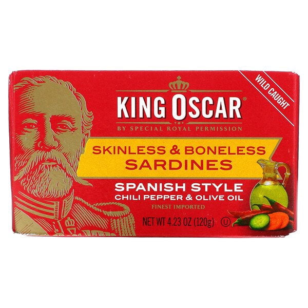 Buy King Oscar, Skinless & Boneless Sardines, Spanish Style Chili