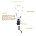 thumbnail image 4 of Car Shift Knob Aluminum Manual Shift Lever Universal Long Rod Shift Knob Shift Head Shift Lever with 3 Thread Adapters M8 M10 M12, 4 of 7