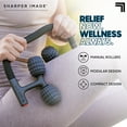 thumbnail image 4 of Sharper Image Flex Roller Modular Massager With 8 Attachments, 4 of 9