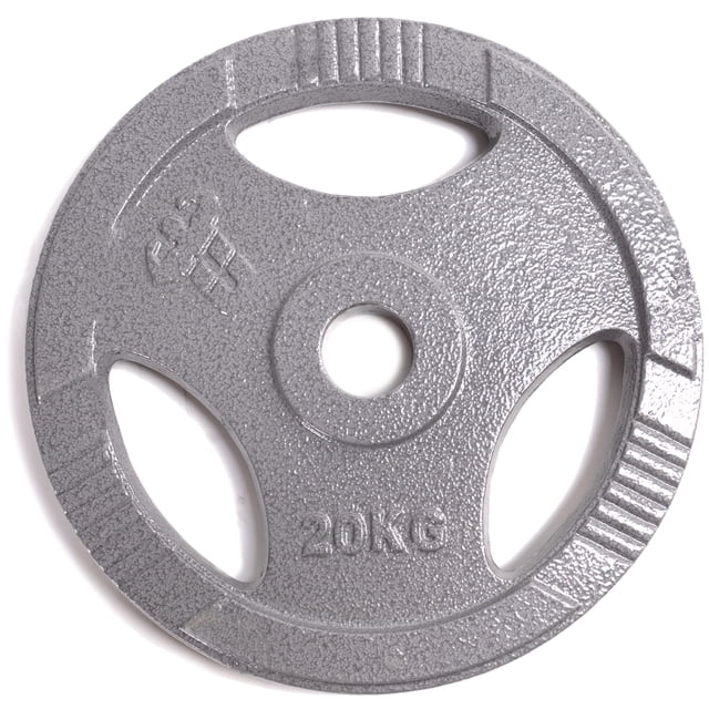 Disco de peso Unifitness gris de 20 kg