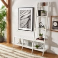 thumbnail image 2 of SAFAVIEH Elwin Modern Style 7 Shelf Etegere, White (16.5 in. W x 55.8 in. D x 72.2 in. H), 2 of 13